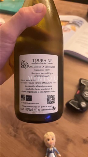 Thung lũng sông Loire Touraine Domaine La Ménardière 2022