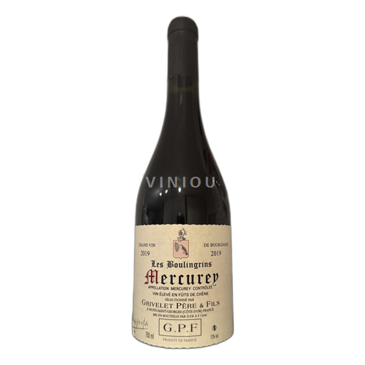Bourgogne Mercurey Grivelet Père & Fils Les Boulengins 2019