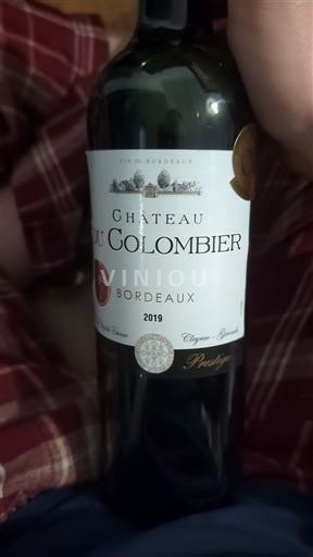 Bordeaux Château Colombier Prestige 2019