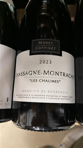 Borgoña Chassagne-Montrachet Domaine Morey Coffinet Les Chaumes 2023
