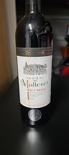 Bordeaux Haut-Médoc Château Malleret 2007