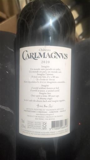 Bordeaux Fronsac Château Carlmagnus 2020