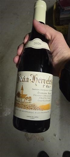Bourgogne Không được chỉ định Premier Cru Domaine René Bouvier 2020