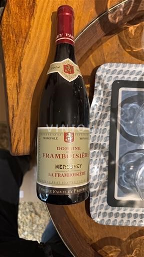 Borgogna Mercurey Domaine Faiveley La Framboisière 2014