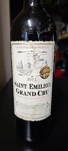 Bordeaux Saint-Émilion Grand Cru S-Caisses bois divers 2013 2013