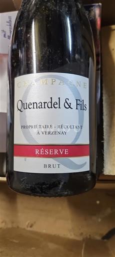 Vinos Espumosos Blanc brut Réserve Quenardel & Fils 2017 Francia Champaña Champán AOC