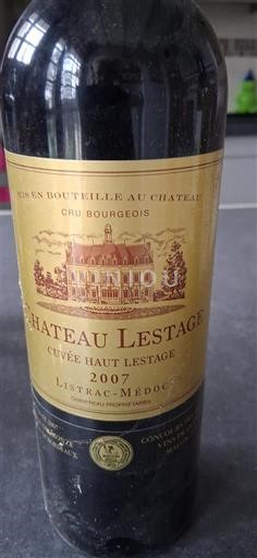 Bordeaux Listrac-Médoc Cru Bourgeois Château Lestage Haut Lestage 2007