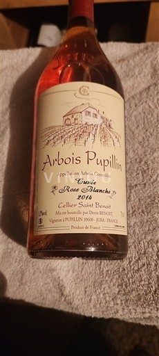 Jura Arbois-Pupillin Cellier Saint Benoit Rosé Blanche 2014