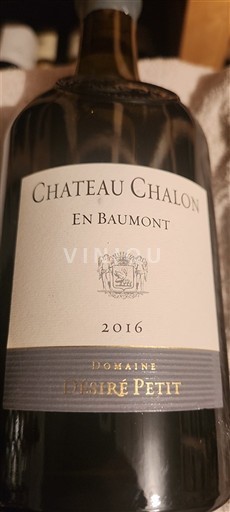 Jura Château-chalon Domaine Désiré Petit En Baumont 2016