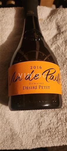 Jura Arbois-Pupillin Domaine Désiré Petit Vin de Paille 2016