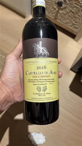 Toskana Chianti Classico Castello Di Ama San Lorenzo 2016