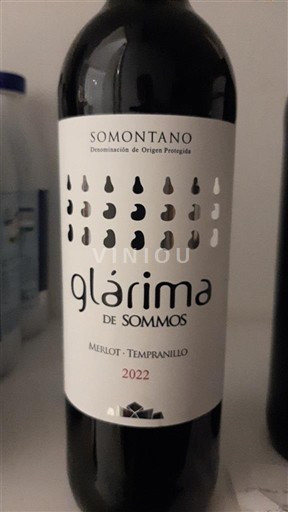 Aragonie Somontano Bodega Sommos Glárima de Sommos 2022