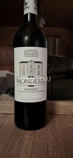 Bordeaux Fronsac Château Renard Mondésir 2018
