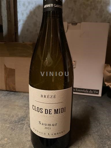 Loirevallei Saumur Arnaud Lambert Clos de Midi Brézé 2021