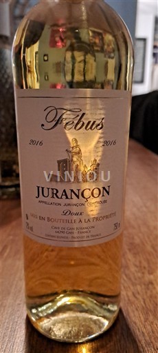 Südwestfrankreich Jurançon Cave de Gan Jurançon Febus 2016