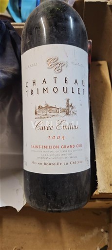 Bordeaux Saint-Émilion Grand Cru Grand Cru Château Trimoulet Emilius 2004