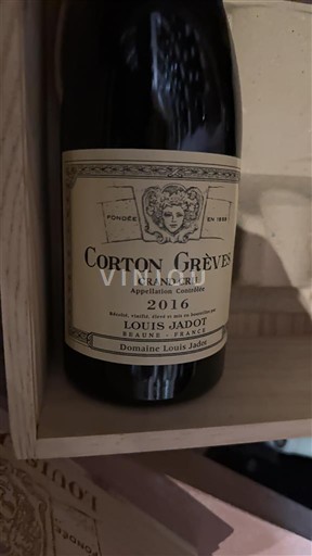 Burgundi Corton Grand Cru Domaine Louis Jadot 2016