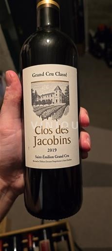 Burdeos Saint-Émilion Gran Cru Grand Cru Classé Clos des Jacobins 2019