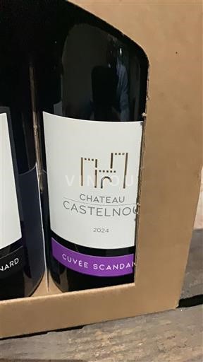 Vinos Rouge sec Cuvée Scanda Château Castelnou 2024 Francia Rosellón Costas del Rosellón AOC