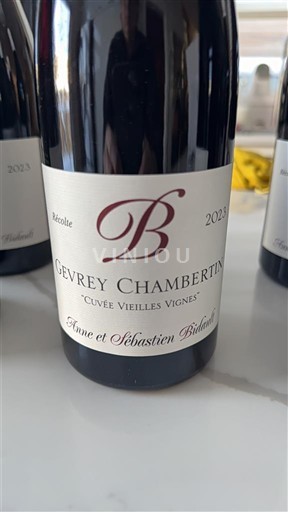 Bourgogne Gevrey-chambertin Anne et Sébastien Bidault Vieilles Vignes 2023