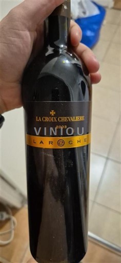 Wines Rouge sec La Croix Chevalière 2003 France Languedoc-Roussillon Pays d'Oc IGP