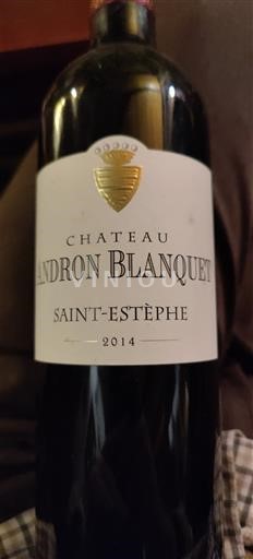 Bordeaux Saint-Estèphe Château Andron Blanquet 2014