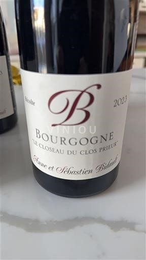 Bourgondië Bourgogne Dame et Sébastien Bidault Le Closeau du Clos Prieur 2023