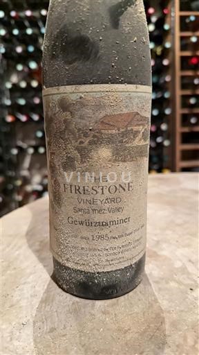 AVAs californianas Vale do Santa Ynez Firestone Vineyard Gewurztraminer 1985