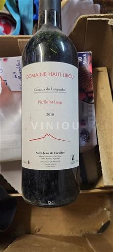 Languedoc Pic Saint-Loup Domaine Haut-Lirou 2010
