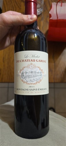 Bordeaux Montagne-Saint-Émilion Château Gardat Le Merlot 2011
