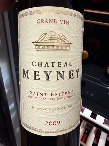 Bordeaux Saint-Estèphe Château Meyney Grand Vin 2009