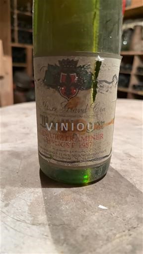 Alsace Gewurztraminer Grand Cru Joseph Moellinger & Fils Hengst 1987
