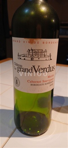 Bordeaux Bordeaux Supérieur Château Le Grand Verdus 2019