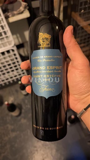 Burdeos Saint-Estèphe Maison de Grand Esprit Grand Esprit 2019