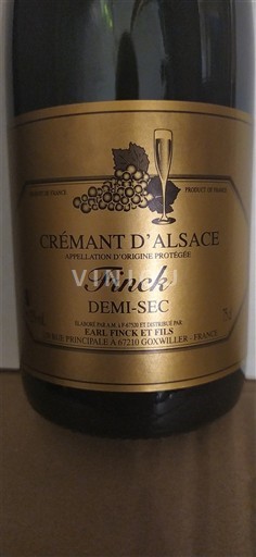 Alsace Alsace-kuohuviini Finck Ei vuosikertaa