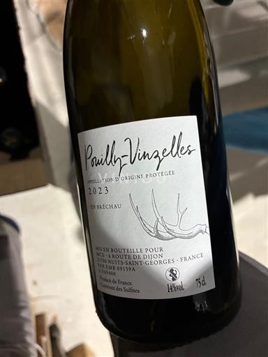 Borgonha Pouilly-vinzelles En Bréchau 2023