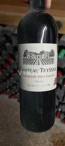 Bordeaux Puisseguin-saint-émilion Château Teyssier d'Exception 2012