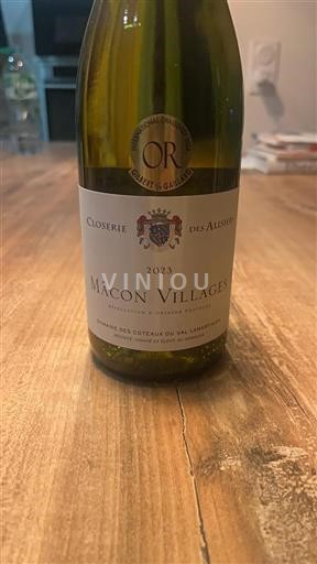 Burgundi Mâcon ja Mâcon-kylät Domaine des Coteaux du Val Lamartinien Closerie des Alisiers 2023