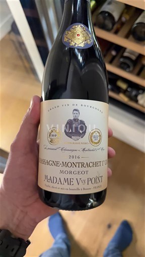 Burgundy Unspecified Premier Cru Madame Veuve Point Montrachet 1er Cru Morgeot 2016