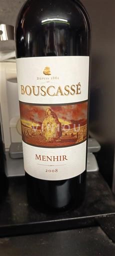 Sydväst Madiran Bouscassé Menhir 2008