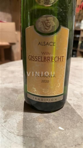 Alsace Sylvaner Château Willy Gisselbrecht Tradition 2020