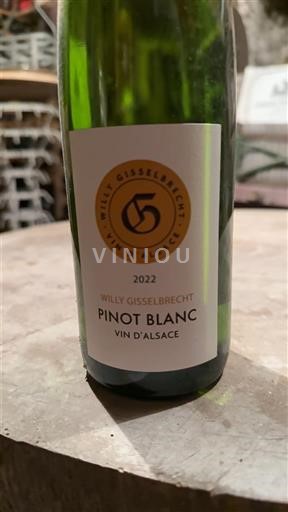Alsace Pinot Blanc Château Willy Gisselbrecht Pinot Blanc 2022