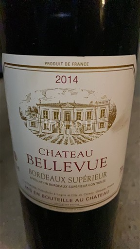 Bordeaux Bordeaux Supérieur Bellevue 2014