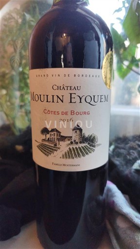 Bordeaux Côtes-de-bourg Château Moulin Eyquem 2016