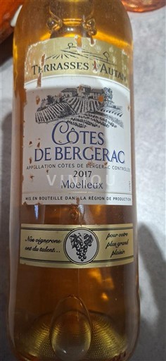 Sudoeste Côtes-de-Bergerac Terrasses d'Autan 2017