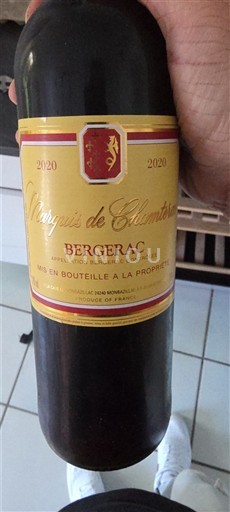 Sydväst Bergerac Marquis de Chanterie 2020