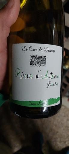 Loiredalen Jasnières La Cave de Dauvers Réserve d'Automne 2022