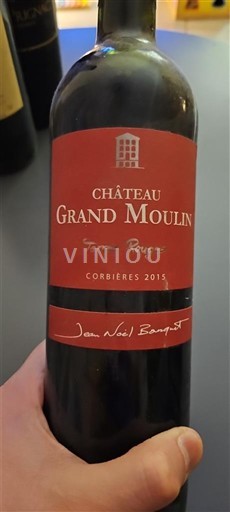 Languedoc Corbières Château Grand Moulin Terres Rouges 2015
