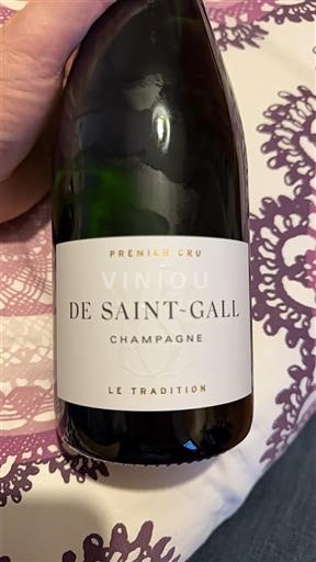 Sparkling Wines Blanc brut Le Tradition De Saint-Gall 2024 France Champagne AOC Premier Cru