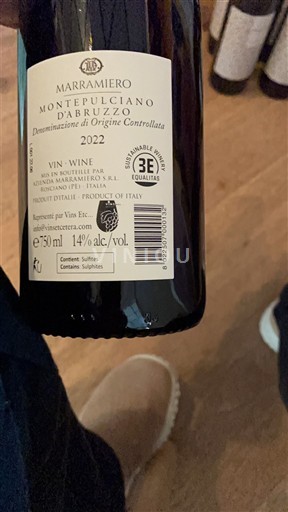 Abruzzo Montepulciano d'Abruzzo Marramiero 2022